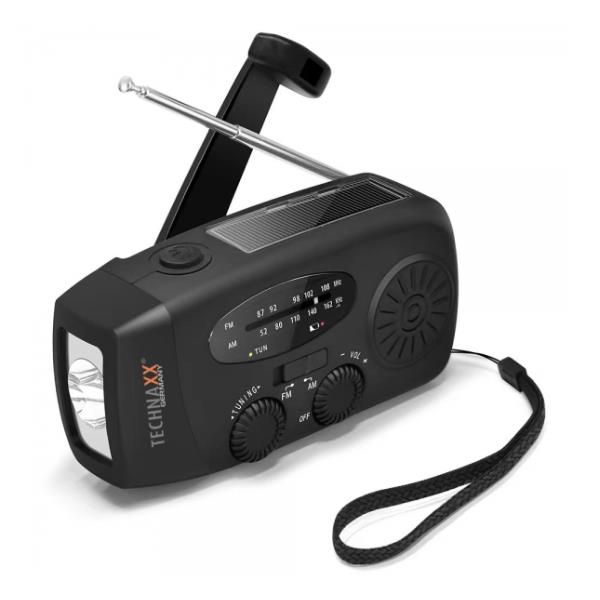 Technaxx RADIO SOLARE LED USB TX-238